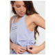 Bodytalk Γυναικεία αμάνικη μπλούζα Cropped Top